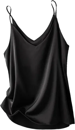 Camisole Tops for Women One-Shoulder Camisole V-Neck Short Inner Top
