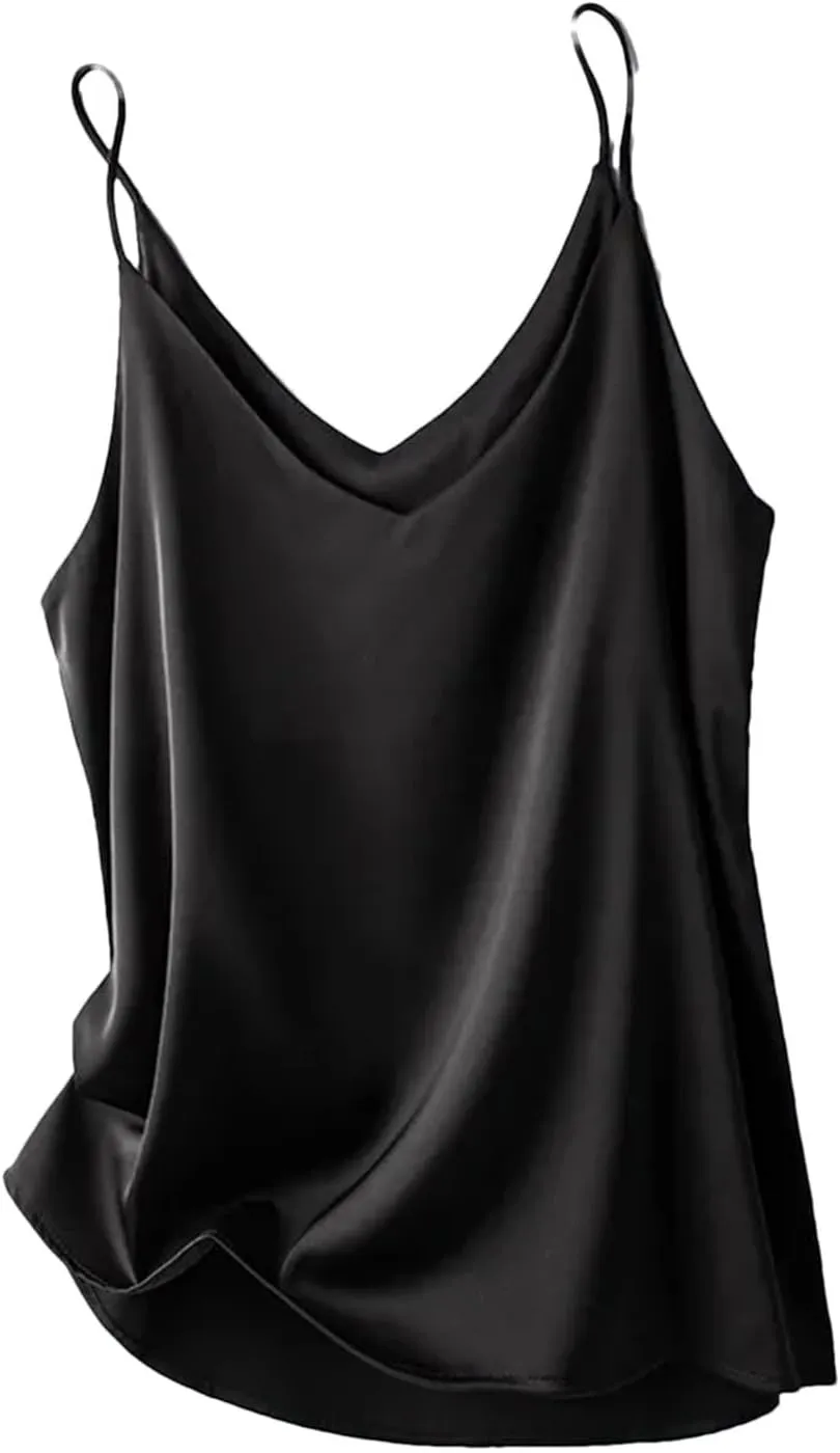 Camisole Tops for Women One-Shoulder Camisole V-Neck Short Inner Top