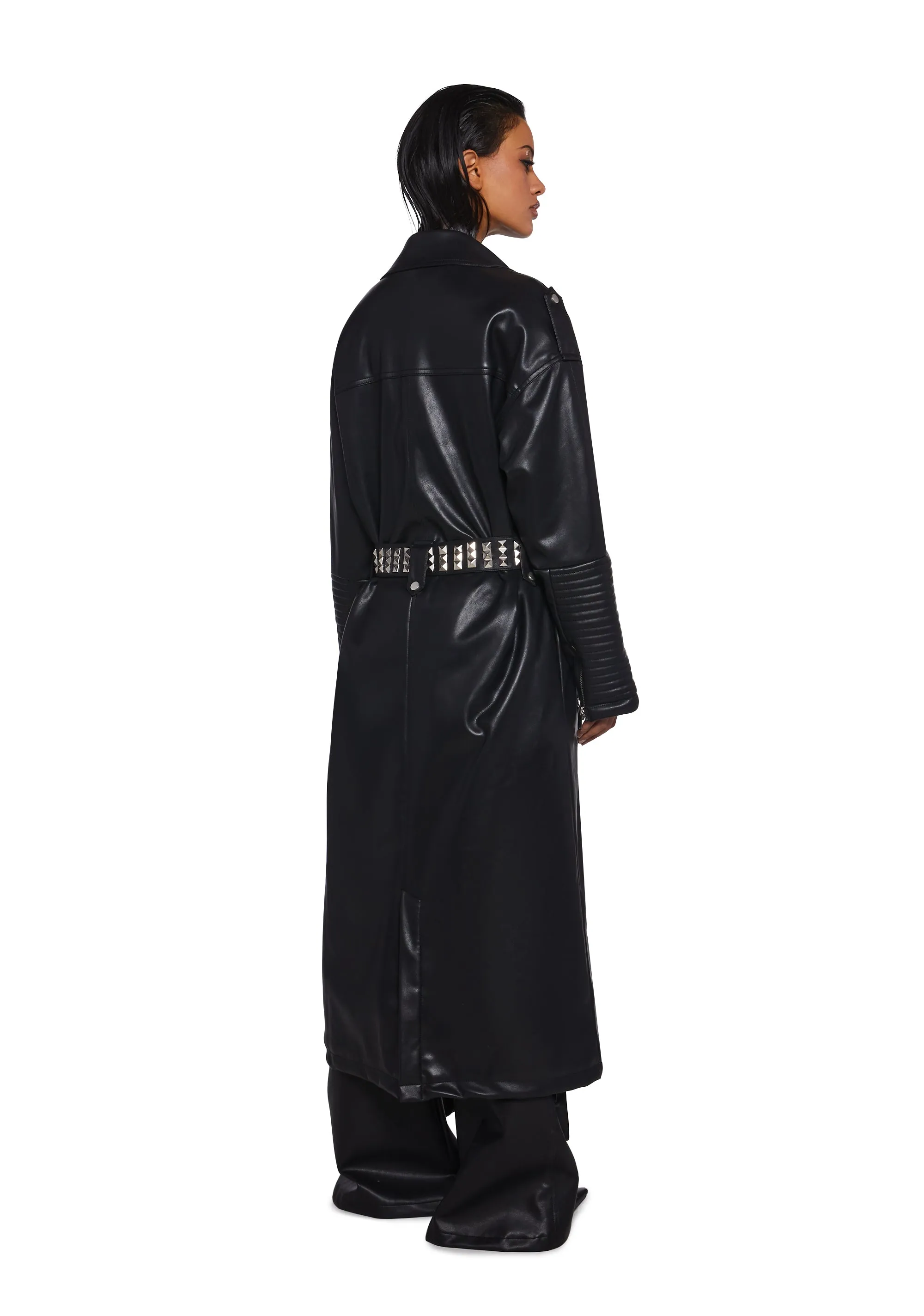 Circuit Breaker Moto Trench Coat
