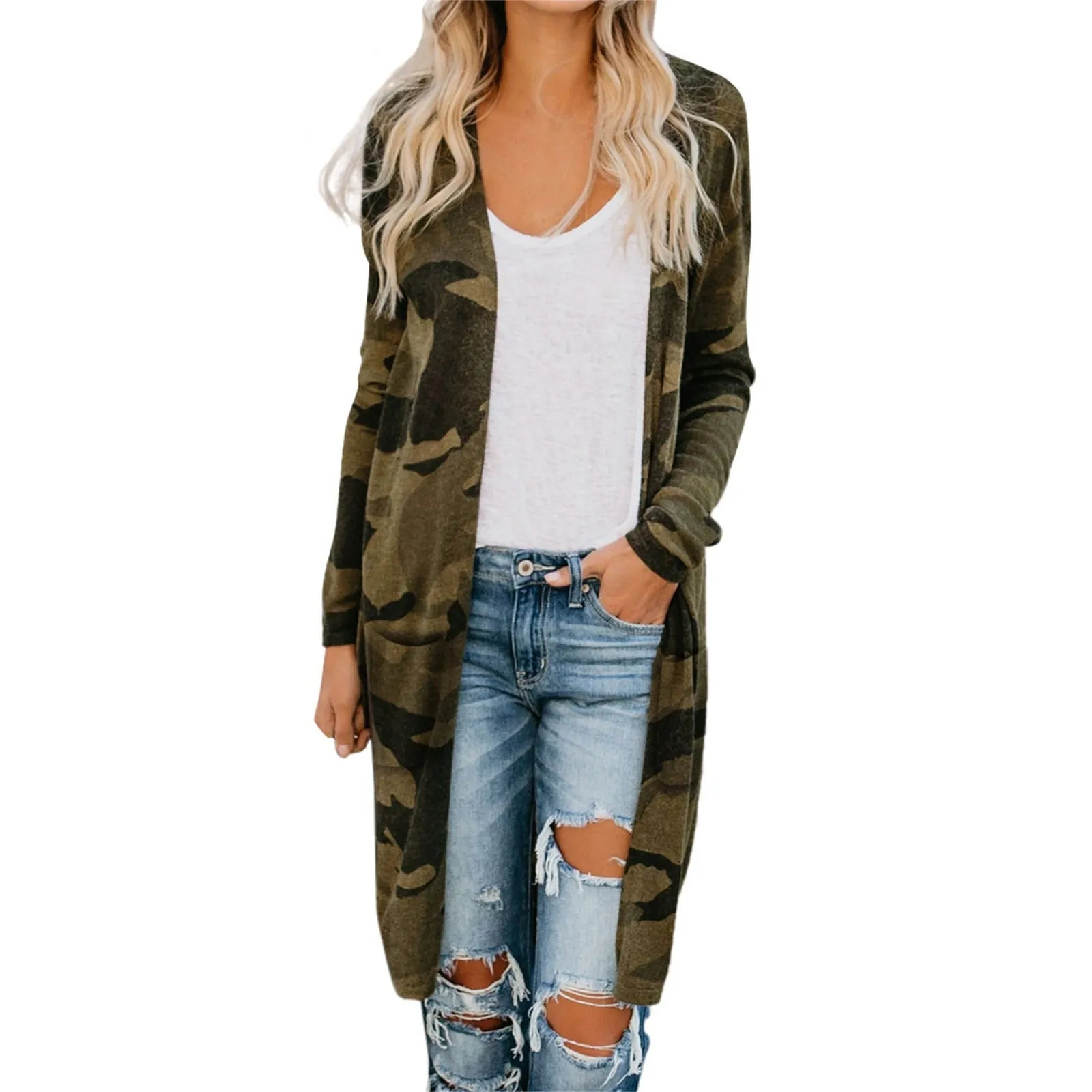 Dames Trench Coat Outdoor Dagelijks Uitgaan Lente Lange Jas