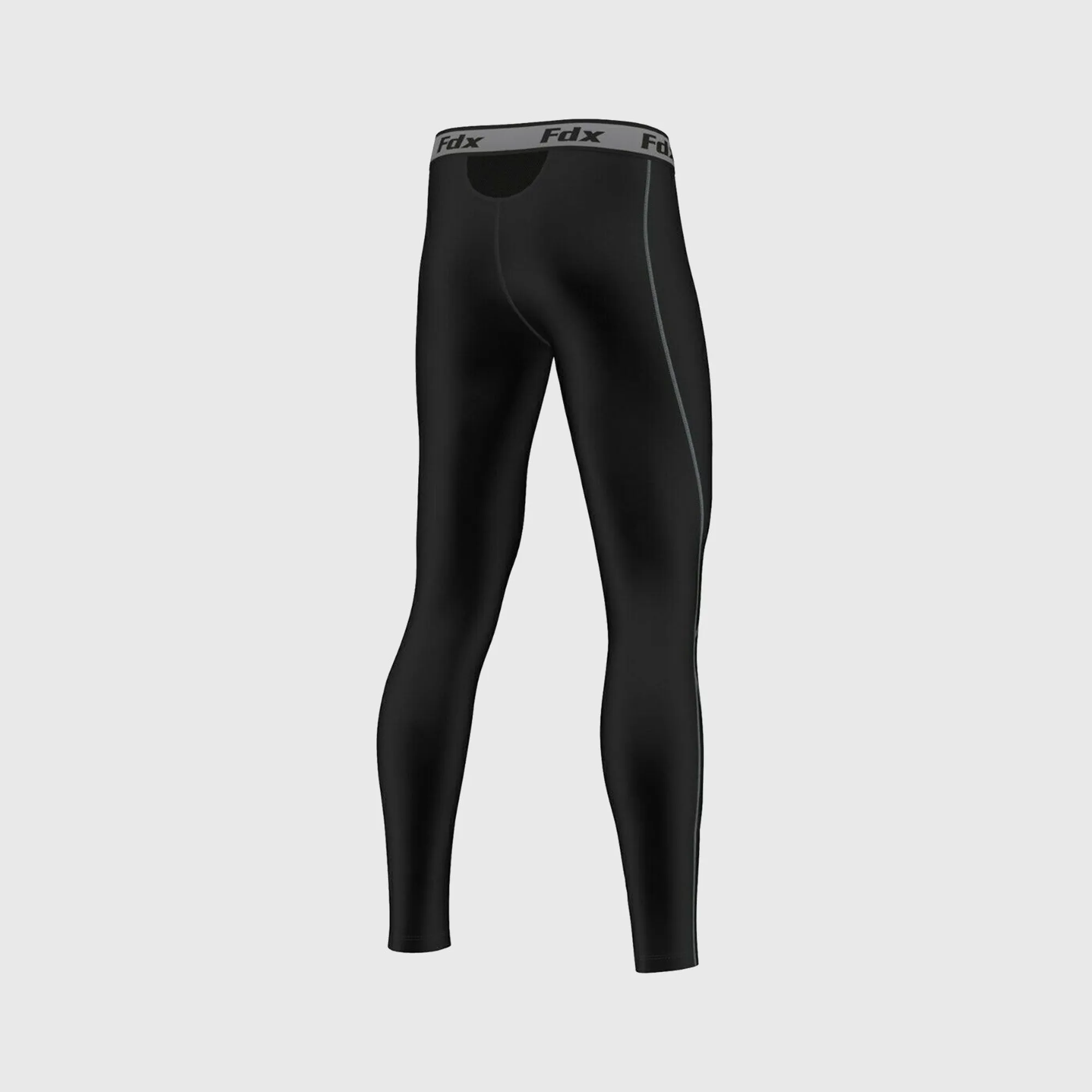 Fdx Blitz Grey Men's Compression Base Layer Tights