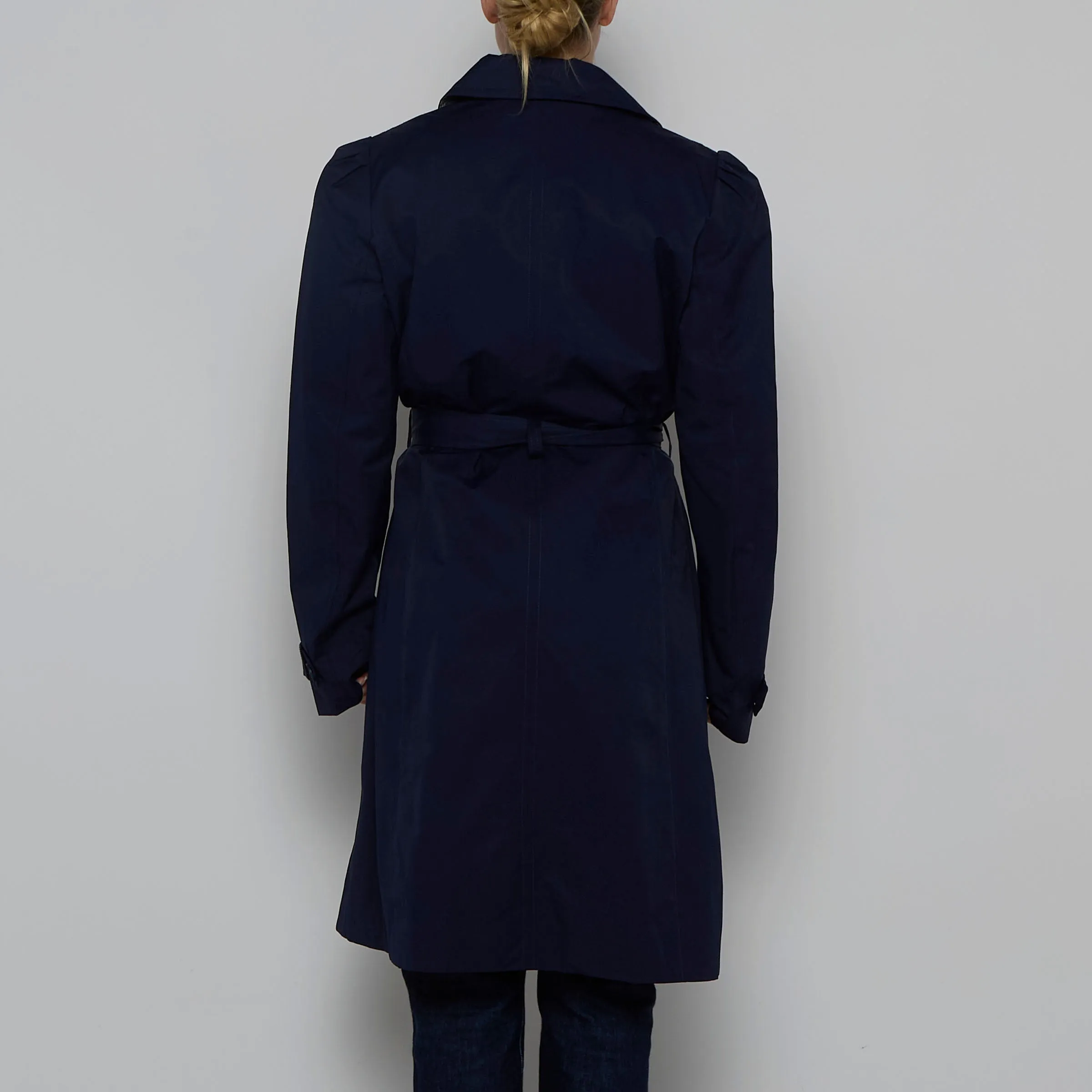 Gap Black Trench Coat - L