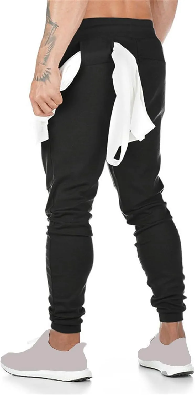 Jogging Pants for Men Stretch Joggers Sport Slim Fit Casual Trousers Gym Cargo Fashion Lightweight Fall Sweatpants