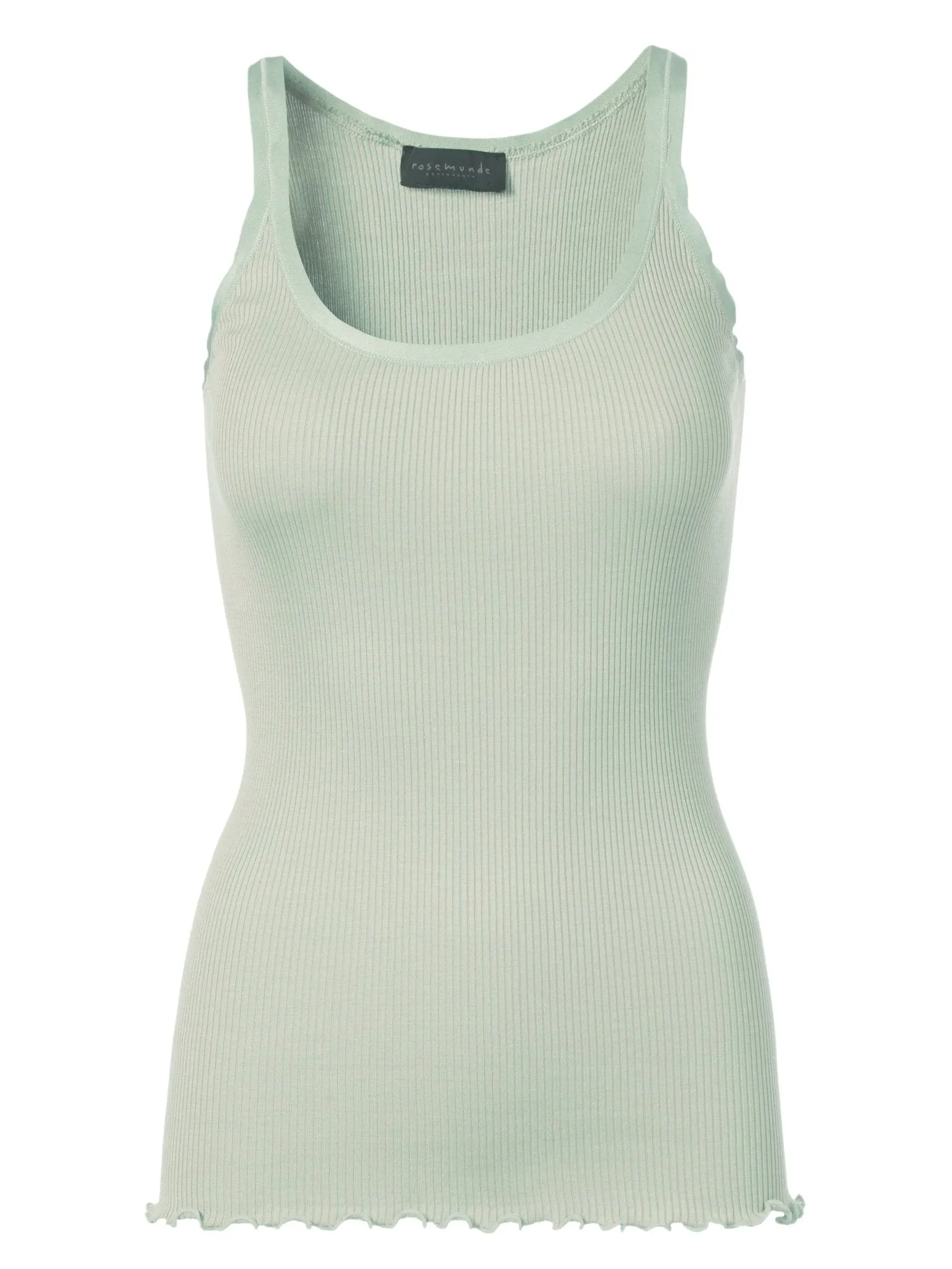 Round Neck Silk Cotton Singlet