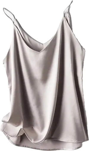 Women's Silky Camisole One-Shoulder Camisole V Neck Spaghetti Strap Blouses
